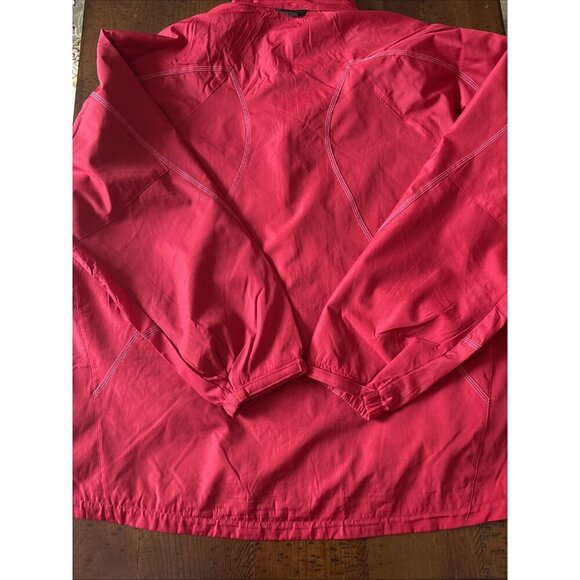 North End Men's Lightweight Hooded Olympic Red/Gray Jacket Windbreaker XL NWT - Picture 6 of 6